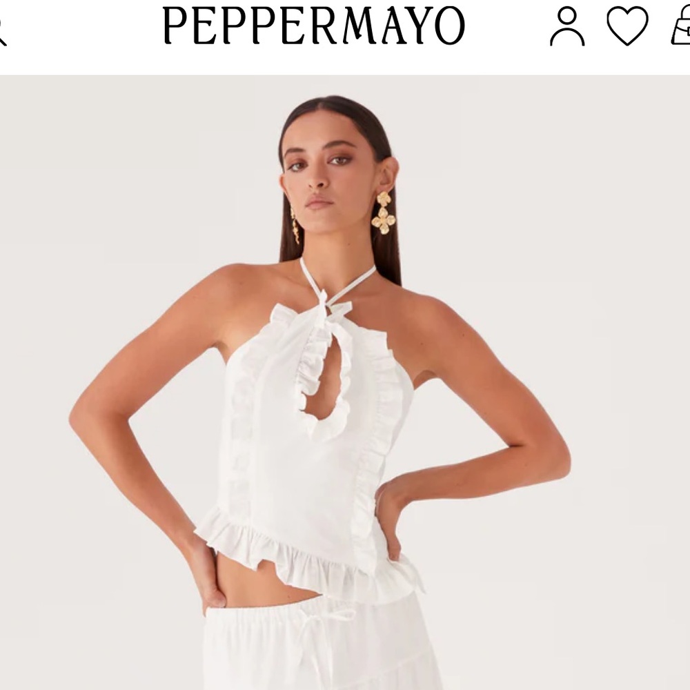 Peppermayo Mariella Top - White